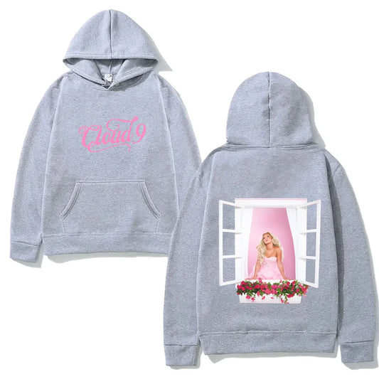 Fleece Lined Graphic Hoodie with Oversized Streetwear Fit and Back Artwork