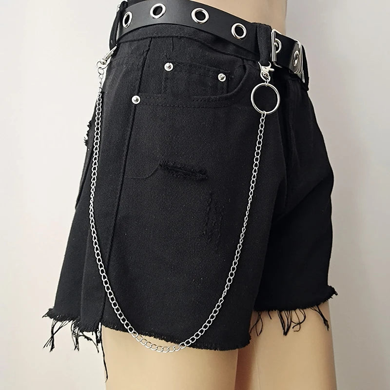 Double Layer Waist Chain for Grunge, Punk and Alternative Streetwear