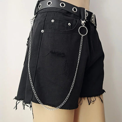 Double Layer Waist Chain for Grunge, Punk and Alternative Streetwear