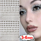 Reusable Faux Piercing Stud Sticker Set for Punk Alternative Styling