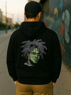 Oversized Streetwear Hoodie with Graphic Back Artwork and Relaxed Urban Fit