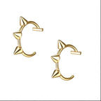 Punk Clip On Lip and Nose Ring Set for Alternative Styling