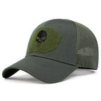Unisex Mesh Baseball Cap with Graphic Embroidery for Outdoor Casual and Adventure Style