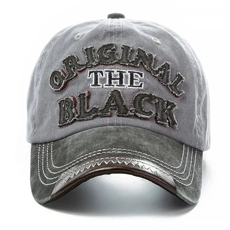 Unisex Vintage Washed Baseball Cap with Embroidered Detail for Everyday Casual Streetwear Style