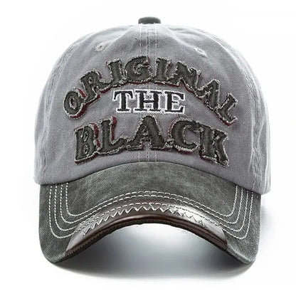 Unisex Vintage Washed Baseball Cap with Embroidered Detail for Everyday Casual Streetwear Style