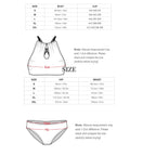 Matching Tropical Floral Couple's Swimwear Set with Halter Bikini and Board Shorts