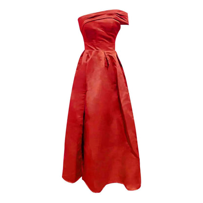Off Shoulder High Slit Formal Alternative Evening Ball Gown