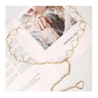 Heart Charm Body Chain With Alternative Y2K Inspired Statement Styling