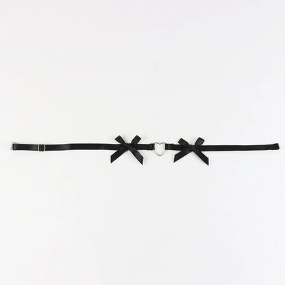 Bow Accent Thigh Garter Dark Feminine Alternative Fashion Accessory