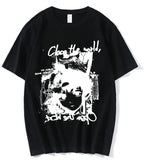 Dark Chaos Anime Goth Oversized Alternative Streetwear Shirt