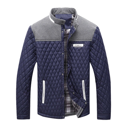 Quilted Lightweight Winter Bomber Jacket with Modern Casual Everyday Styling