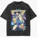 Anime Psychic Agent Manga Graphic Vintage Oversized Streetwear Cotton Tee