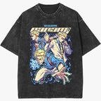 Anime Psychic Agent Manga Graphic Vintage Oversized Streetwear Cotton Tee