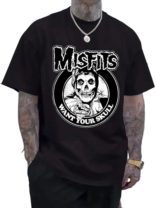 Retro Punk Anime Goth Streetwear Tee with Underground Graphic Artwork