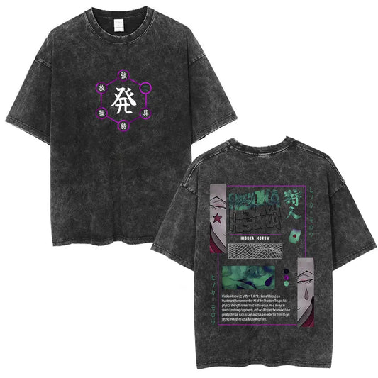 Cyber Anime Goth Oversized Graphic Manga Streetwear Cotton T-Shirt