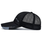 Unisex Breathable Mesh Baseball Cap with Adjustable Fit for Summer Outdoor Activities