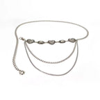 Vintage Heart Chain Waist Belt for Gothic Harajuku Alternative Fashion Looks