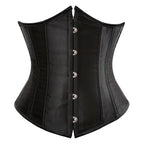 Classic Underbust Corset Belt with Structured Panels and Waist-Defining Silhouette