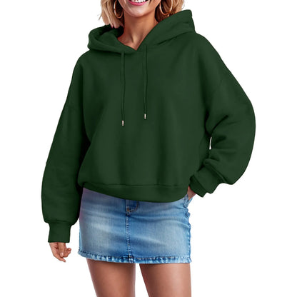 Women's Oversized Pullover Hoodie with Side Zip Detail Relaxed Streetwear Everyday Sweatshirt
