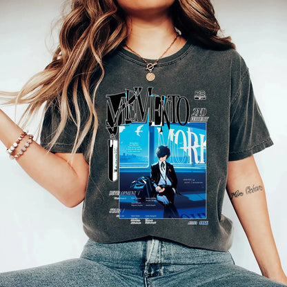 Retro City Anime Graphic Oversized Casual Streetwear Cotton T-Shirt