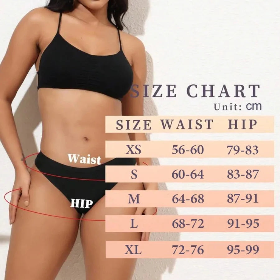 Seamless V-Waist Thong Panties Three-Pack with Smooth Athletic Finish