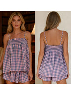 Women's Floral Print Cami and Shorts Co-Ord Set Relaxed Summer Outfit