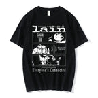 Minimalist Manga Panel Oversized Anime Streetwear Graphic Tee