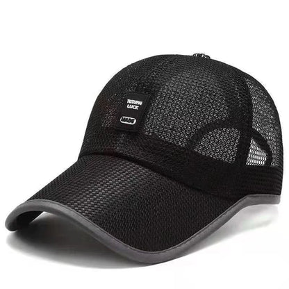 Unisex Breathable Mesh Baseball Cap with Snapback Closure for Casual Outdoor Streetwear Style