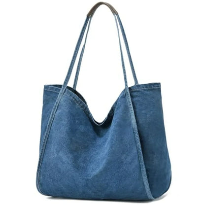 Large Slouchy Canvas Hobo Tote Bag with Relaxed Everyday Shoulder Design