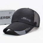 Unisex Breathable Mesh Baseball Cap with Adjustable Fit for Summer Outdoor Activities