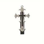 Gothic Cross Duckbill Hair Clip Punk Inspired Statement Hairstyle Accessory