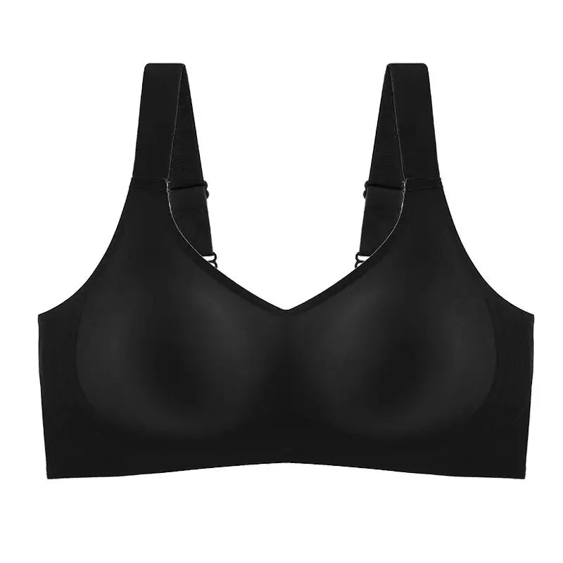 Smooth Seamless-Style Wire-Free Everyday Bra with Wide Support Bands