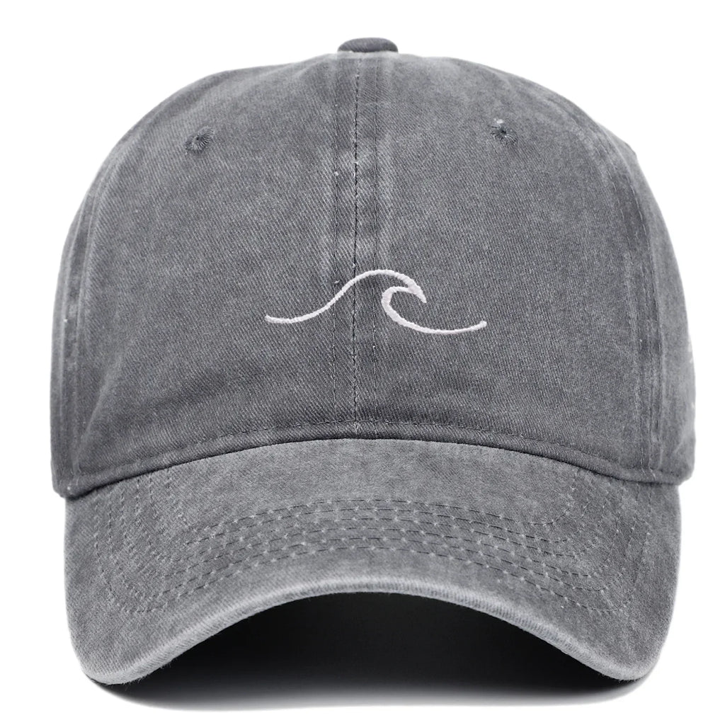 Unisex Washed Baseball Cap with Minimal Embroidered Detail for Casual Everyday Streetwear Style