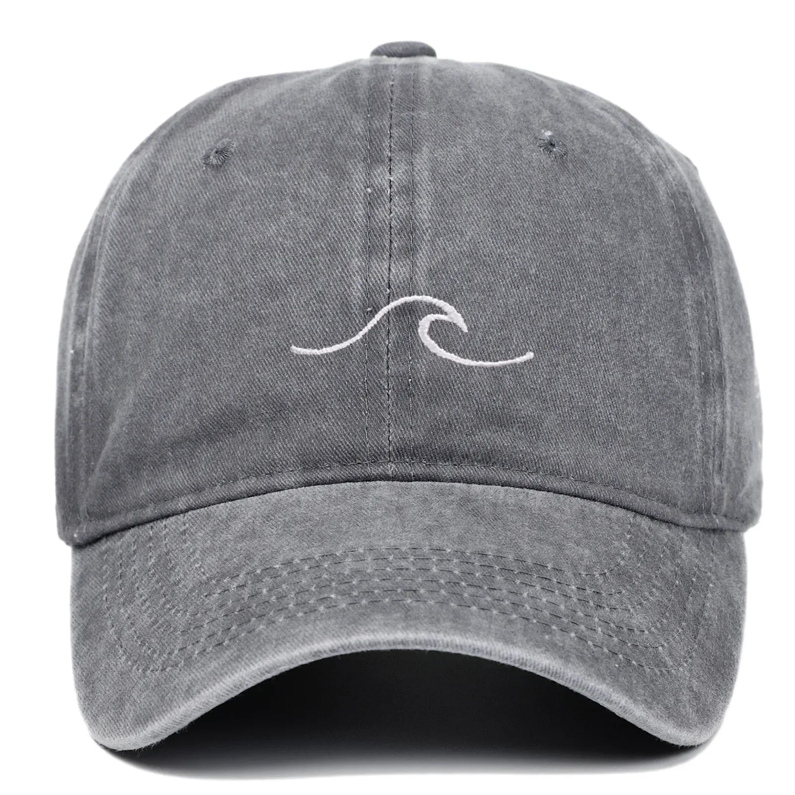 Unisex Washed Baseball Cap with Minimal Embroidered Detail for Casual Everyday Streetwear Style