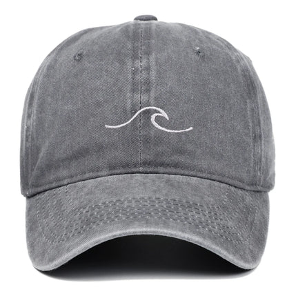 Unisex Washed Baseball Cap with Minimal Embroidered Detail for Casual Everyday Streetwear Style