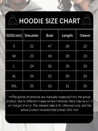 Kawaii Anime Lifestyle Hoodie with Manga-Inspired Minimal Typography Artwork