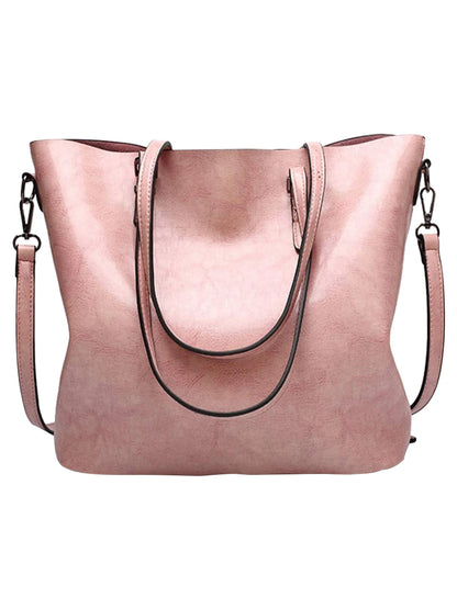 Minimalist Top Handle Tote Satchel Bag with Spacious Everyday Carry Design
