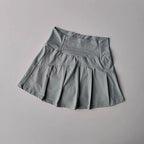 High Waist Active Skort with Built-In Shorts Performance A-Line Design