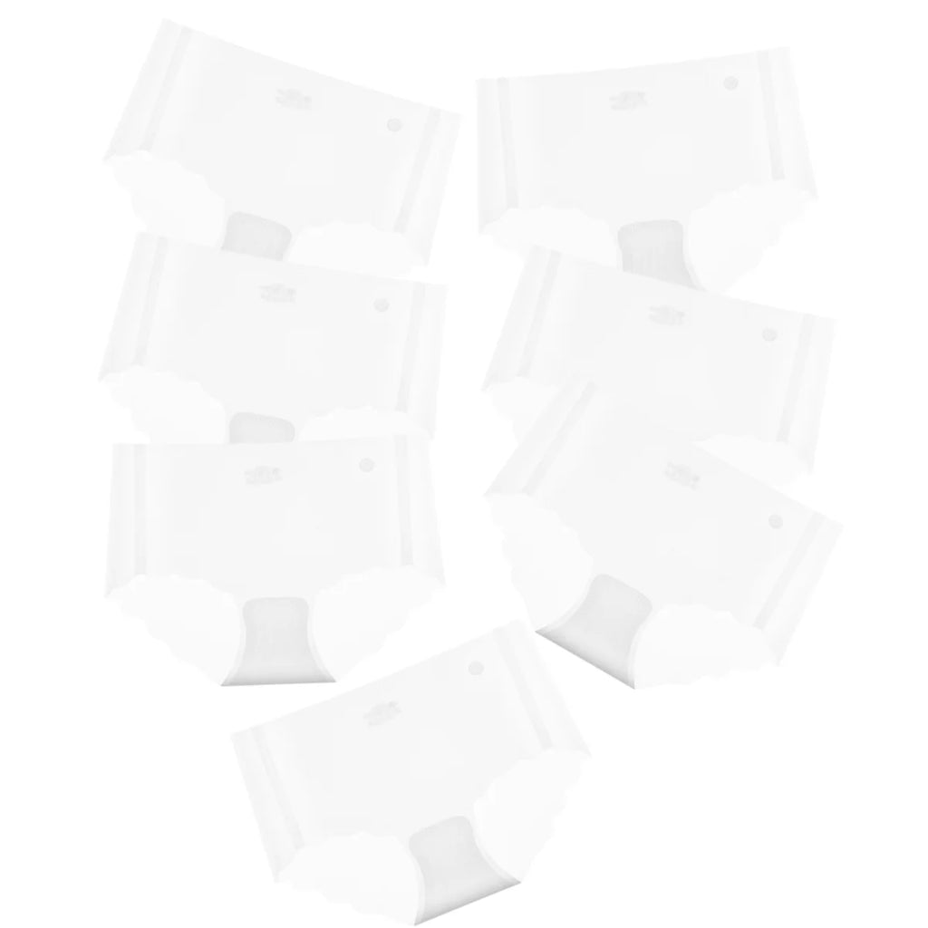 Seven-Piece Ultra-Thin Seamless Low-Rise Brief Set in Pastel Tones