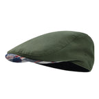Classic Linen Flat Cap for Everyday Casual Vintage Inspired Four Season Fashion Style