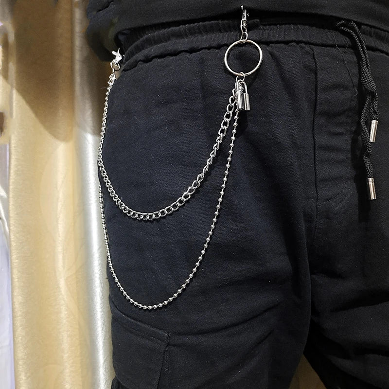 Double Layer Waist Chain for Grunge, Punk and Alternative Streetwear