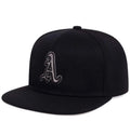Structured Embroidered Flat Brim Hip Hop Cap for Modern Streetwear and Casual Fashion