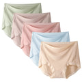 Five-Piece Pastel High-Waisted Modal Blend Brief Set