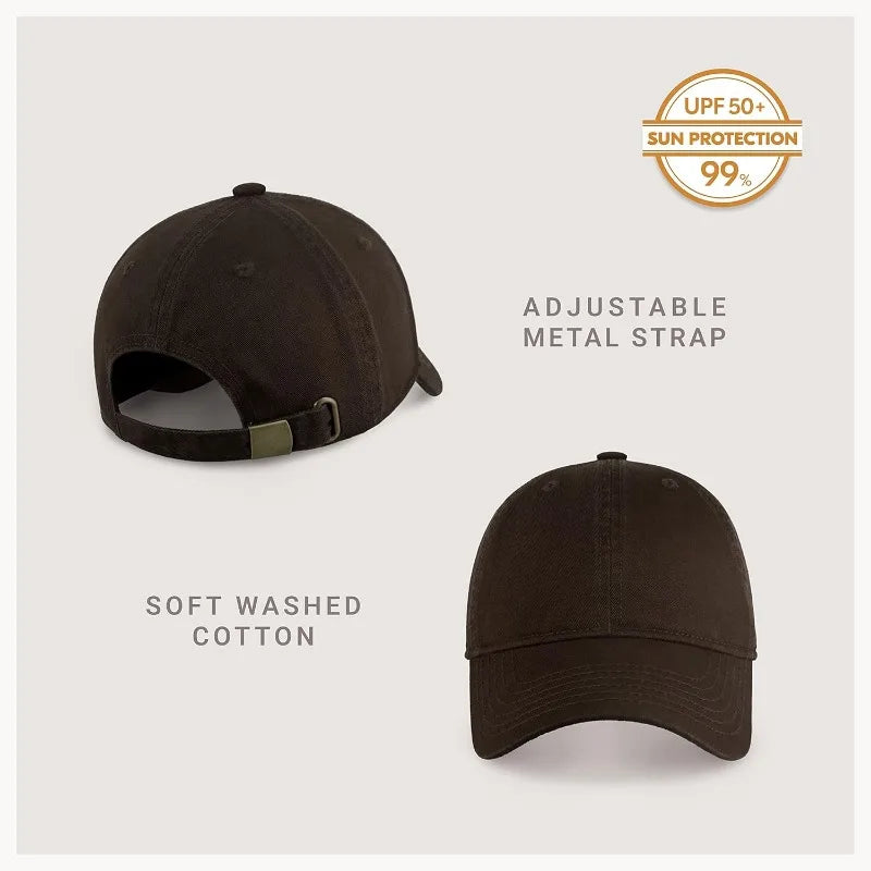 Minimalist Adjustable Cotton Dad Hat with Curved Brim for Everyday Streetwear Casual Fashion