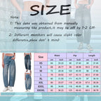 Women's Mid Rise Cropped Barrel Leg Stretch Denim Jeans with Relaxed Streetwear Fit