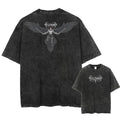 Dark Gothic Streetwear Tee with Vintage Occult-Inspired Graphic Artwork