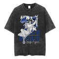 Retro Manga Illustration Oversized Urban Streetwear Graphic T-Shirt
