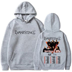 Vintage Tour Graphic Hoodie with Relaxed Streetwear Fit and Back Artwork