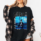 Retro City Anime Graphic Oversized Casual Streetwear Cotton T-Shirt