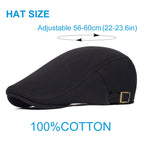 Classic Suede Flat Cap with Adjustable Fit for Everyday Casual Vintage Outdoor Style